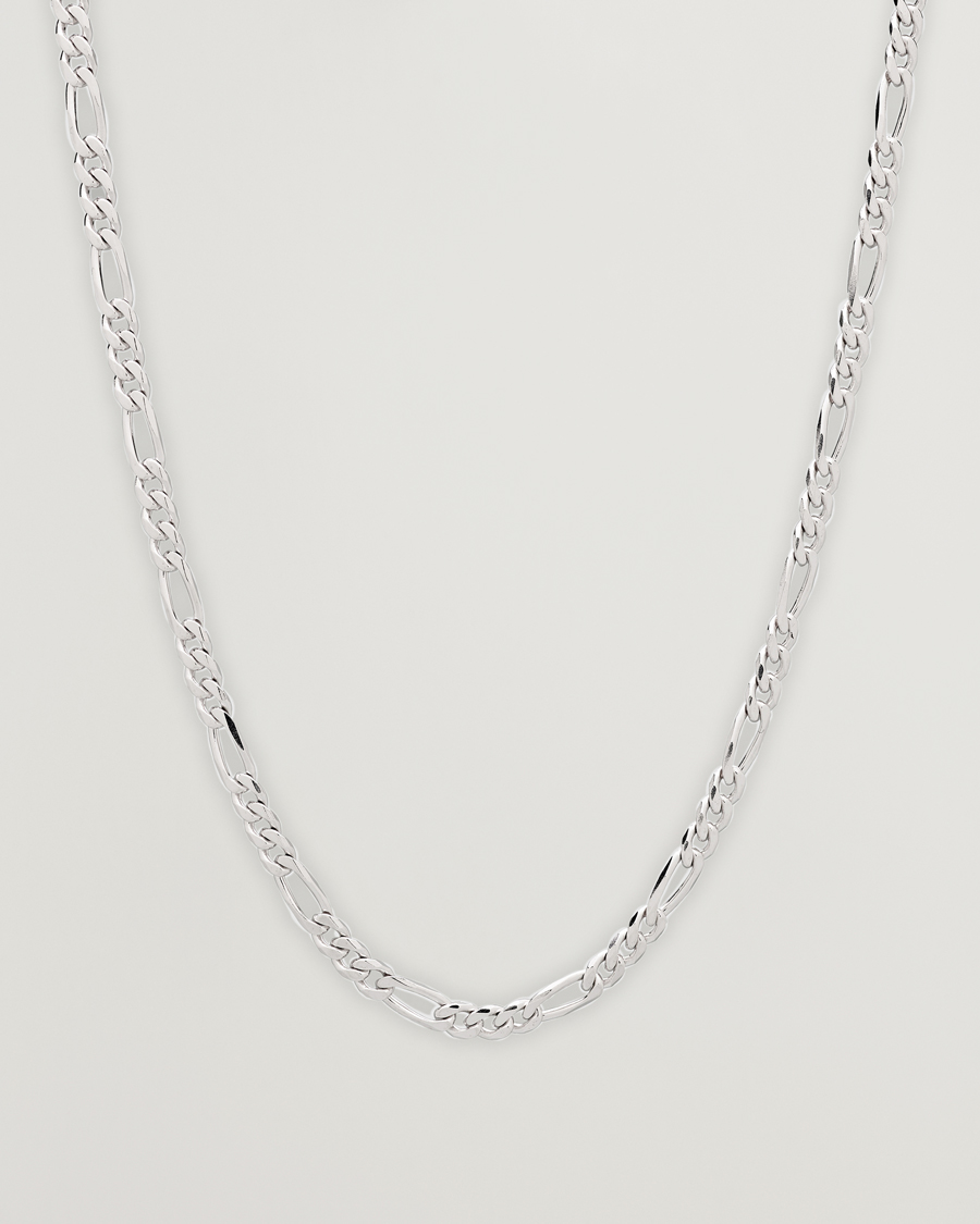 Men | Tom Wood Figaro Chain Necklace Silver | Tom Wood | Figaro Chain Necklace Silver