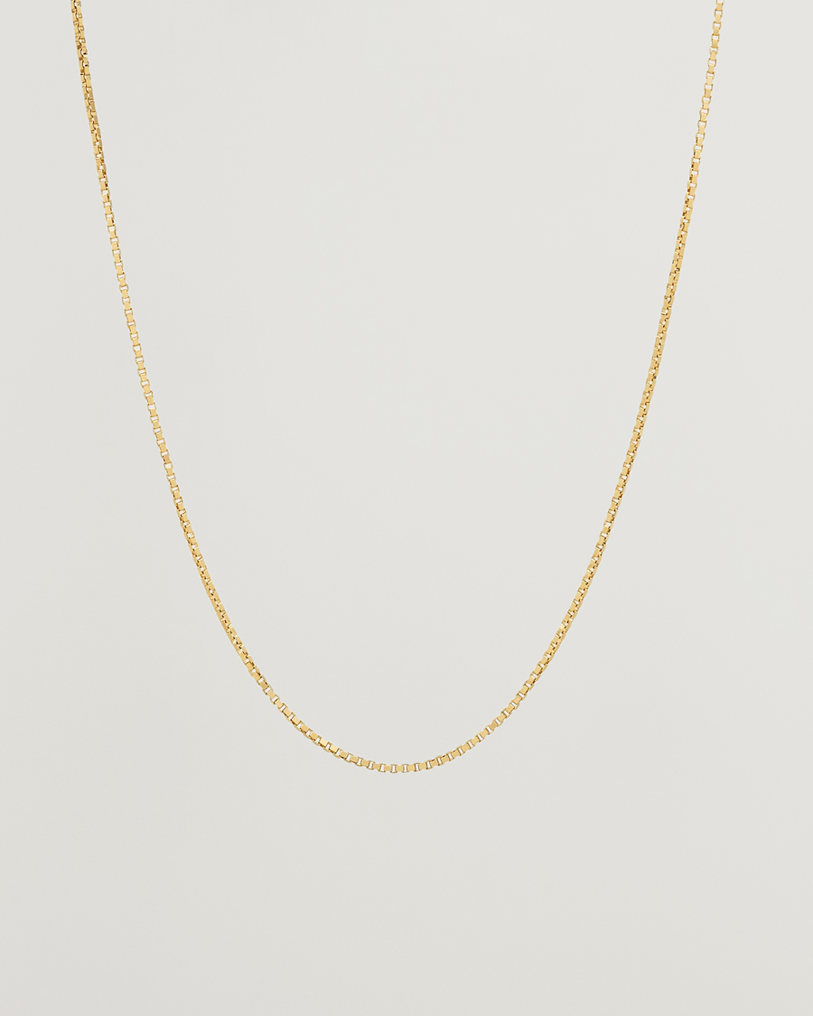 Men |  | Tom Wood | Square Chain M Necklace Gold
