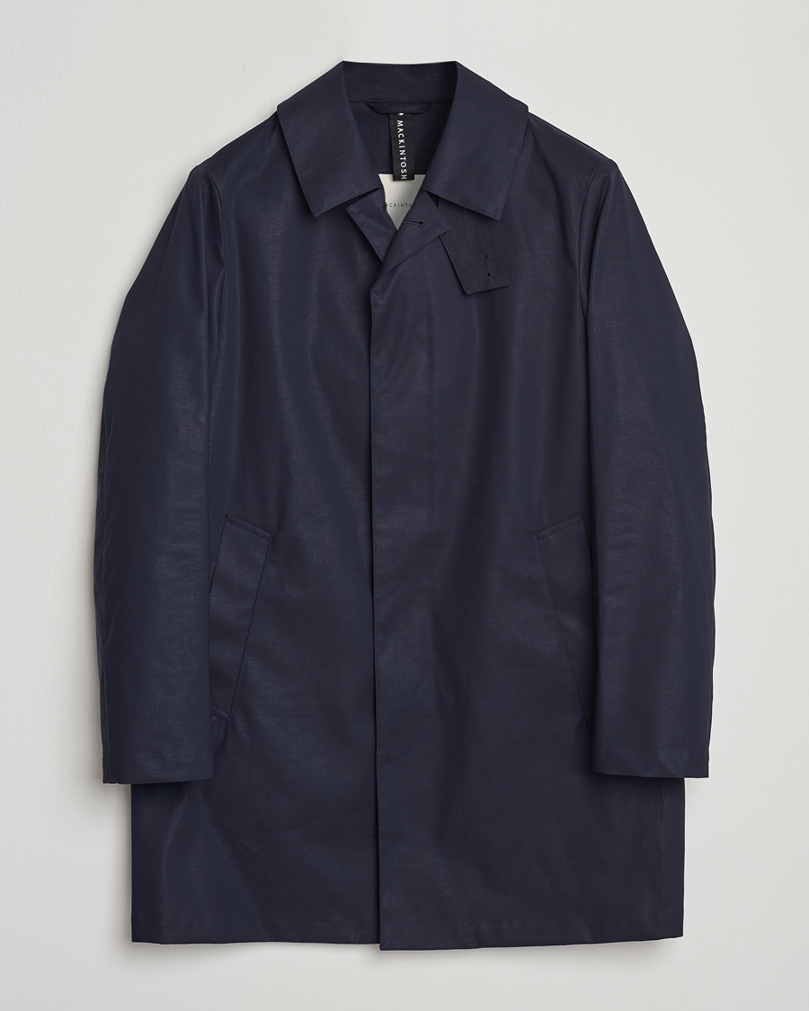 Men | Face the Rain in Style | Mackintosh | Cambridge Car Coat Navy