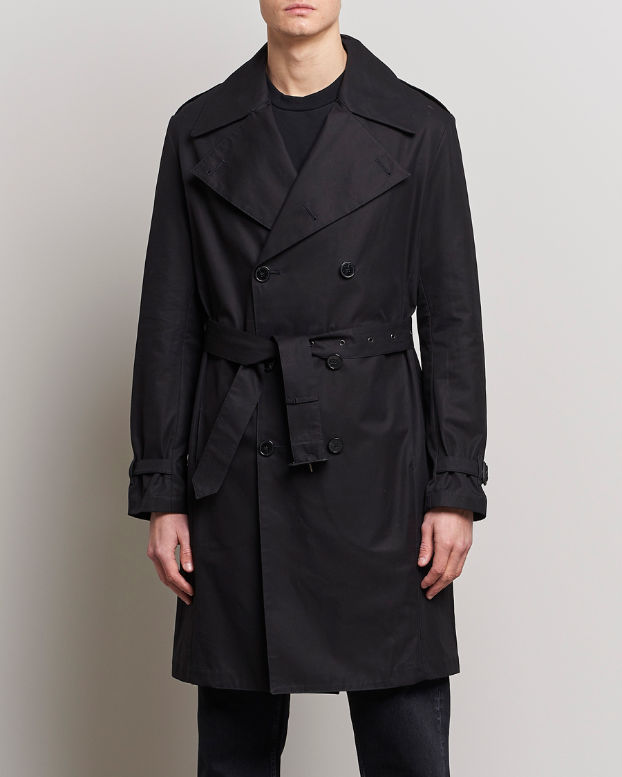 Men | Face the Rain in Style | Mackintosh | St Andrews Trench Black