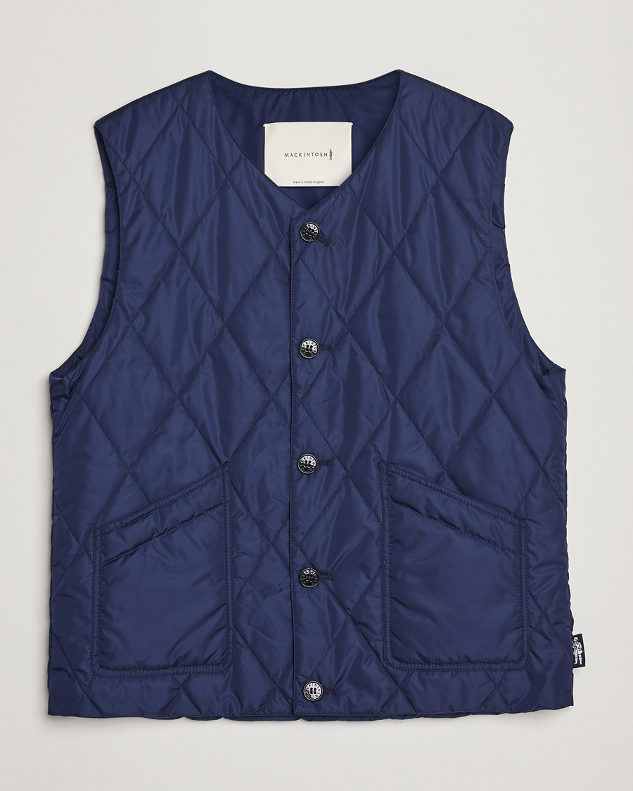 Men | Gilets | Mackintosh | Hig Quilted Liner Blue