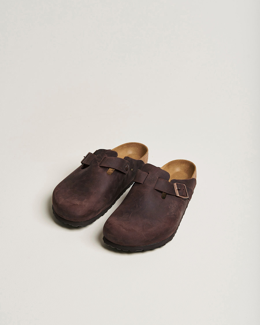 Men | Shoes | BIRKENSTOCK | Boston Classic Footbed Habana Oiled Leather