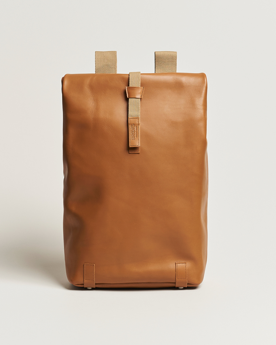 Men | Bags | Brooks England | Pickwick Large Leather Backpack Honey