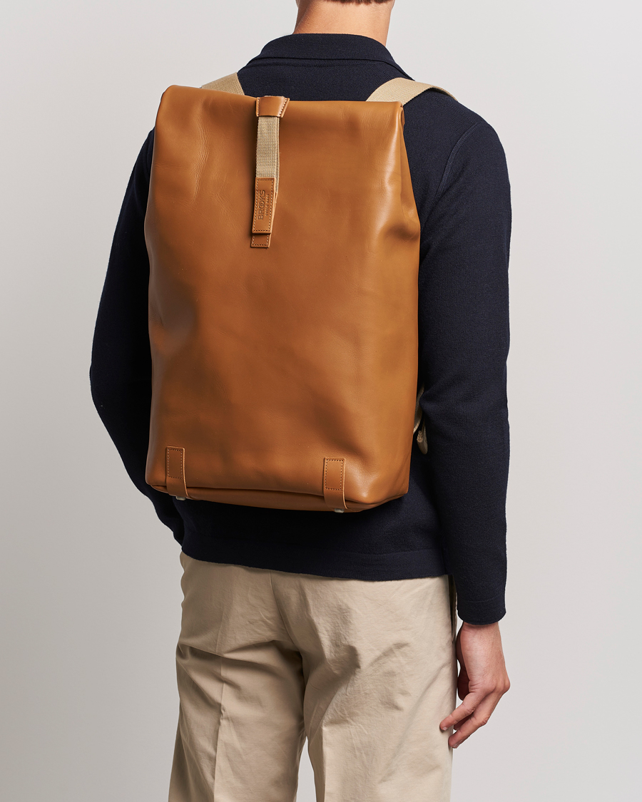 Men | Brooks England | Brooks England | Pickwick Large Leather Backpack Honey