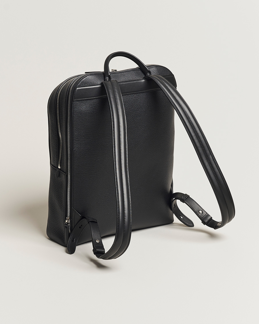 Men | Smythson Ludlow Zip Around Backpack Black | Smythson | Ludlow Zip Around Backpack Black