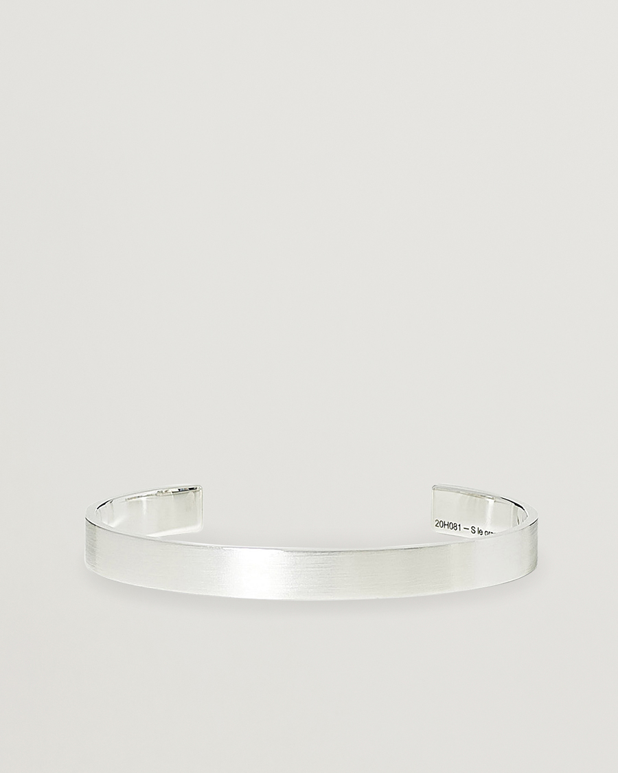 LE GRAMME Ribbon Bracelet Brushed Sterling Silver 21g at