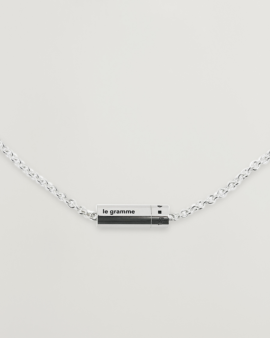 Men | Necklace | LE GRAMME | Chain Cable Necklace Sterling Silver 13g