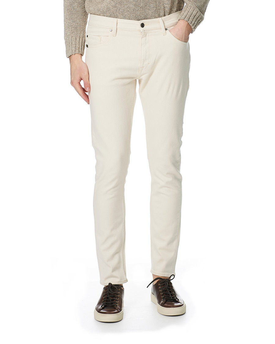 Men | Jeans | Tiger of Sweden Jeans | Pistolero Comfort Stretch Discovery Jeans Ecru