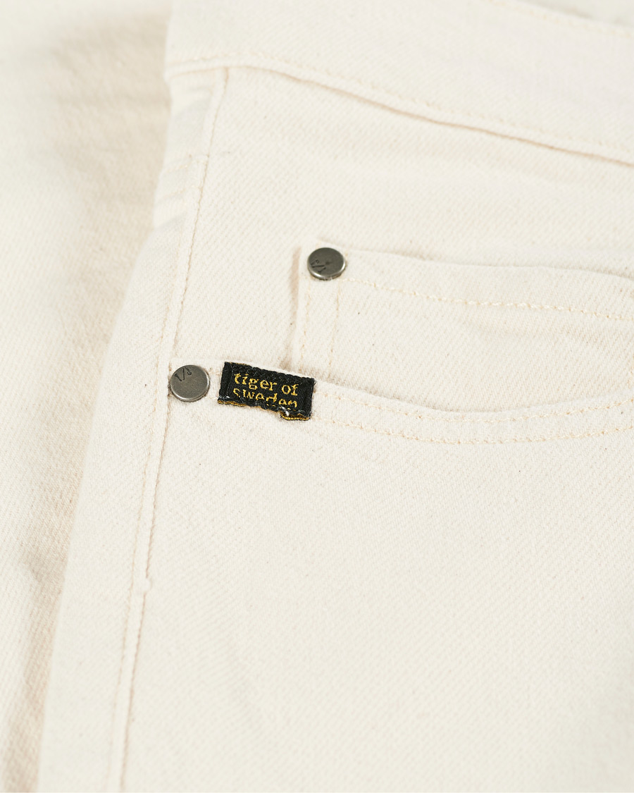 Men | Jeans | Tiger of Sweden Jeans | Pistolero Comfort Stretch Discovery Jeans Ecru
