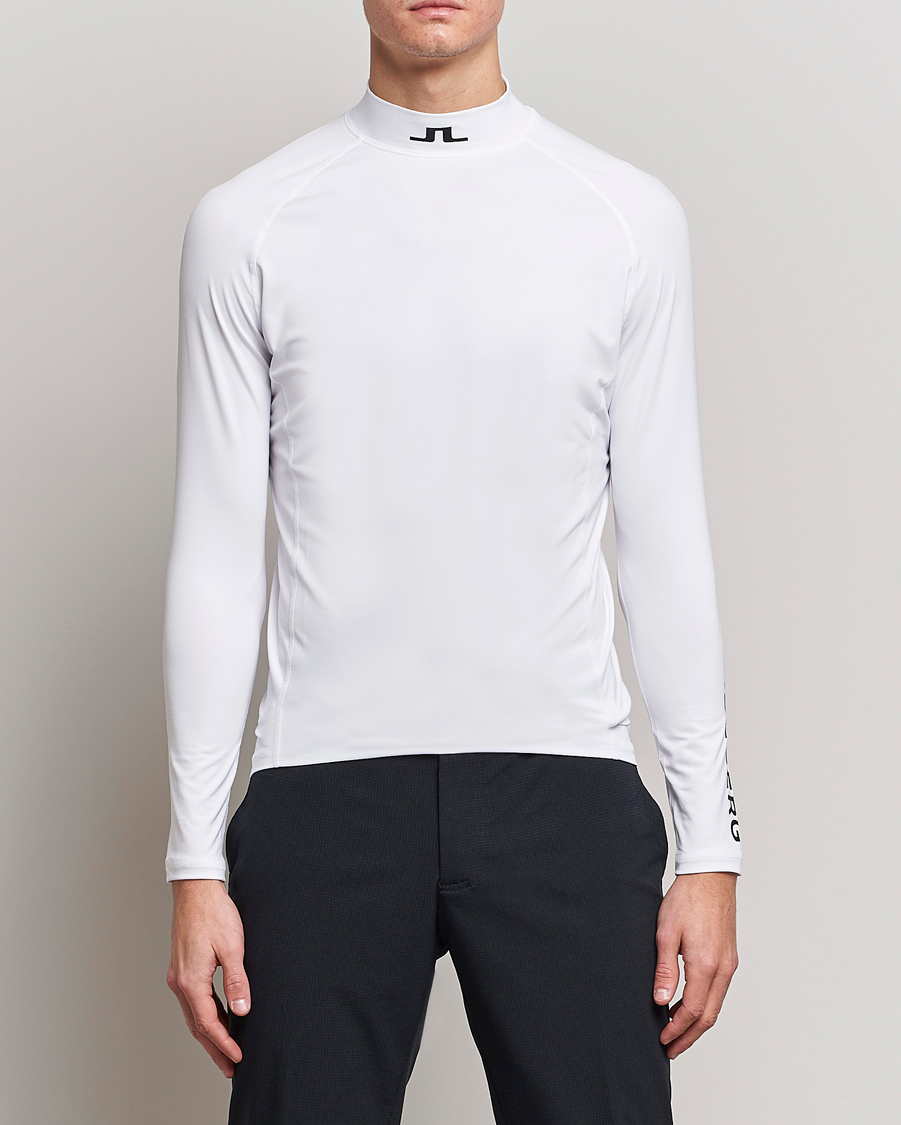Men | T-Shirts | J.Lindeberg | Aello Soft Compression Tee White