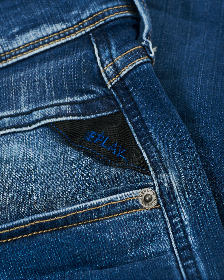 Men | Jeans | Replay | Anbass Hyperflex X-Lite Jeans Medium Blue