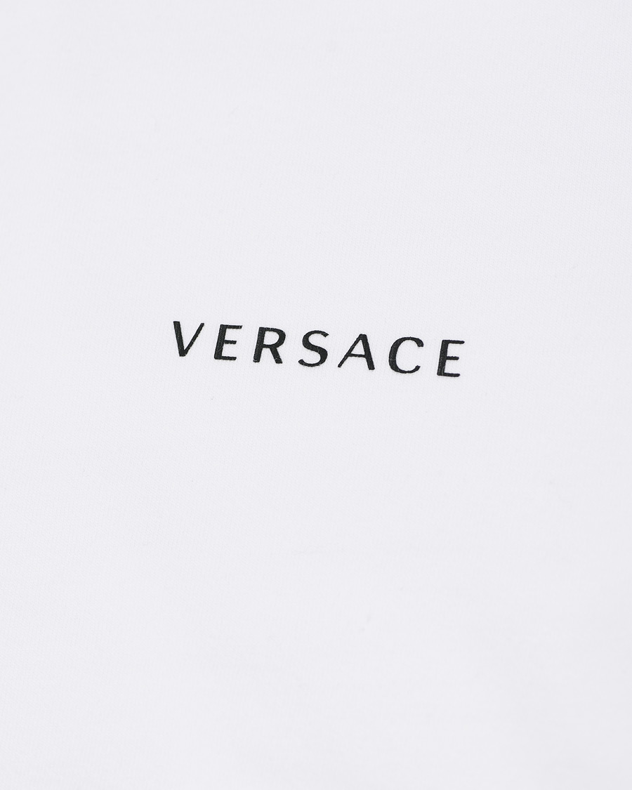 Men | T-Shirts | Versace | Logo Tee White