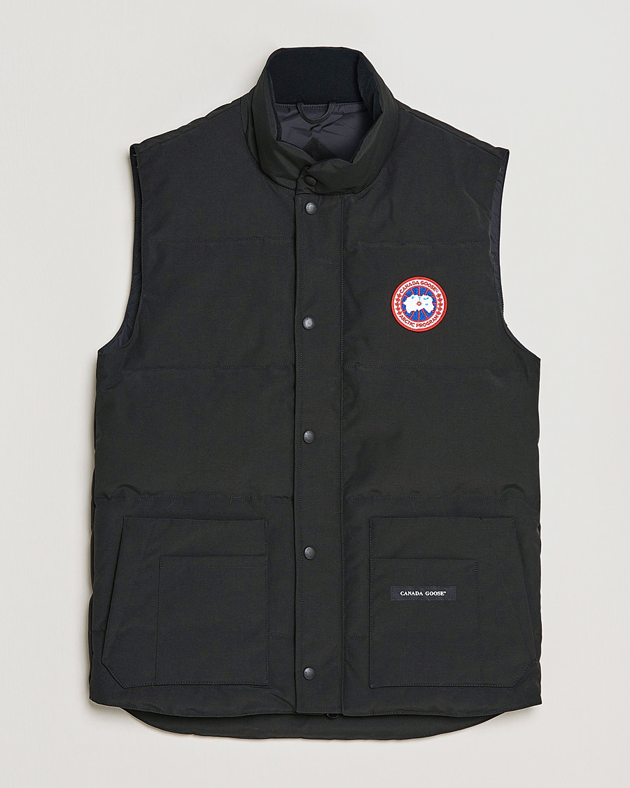 Men | Coats & Jackets | Canada Goose | Freestyle Crew Vest Black