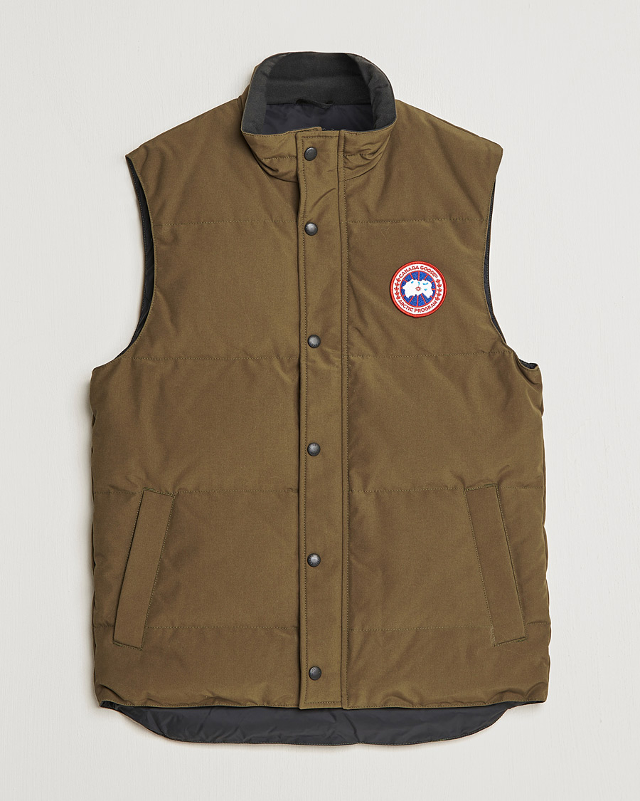Men | Coats & Jackets | Canada Goose | Garson Vest Military Green