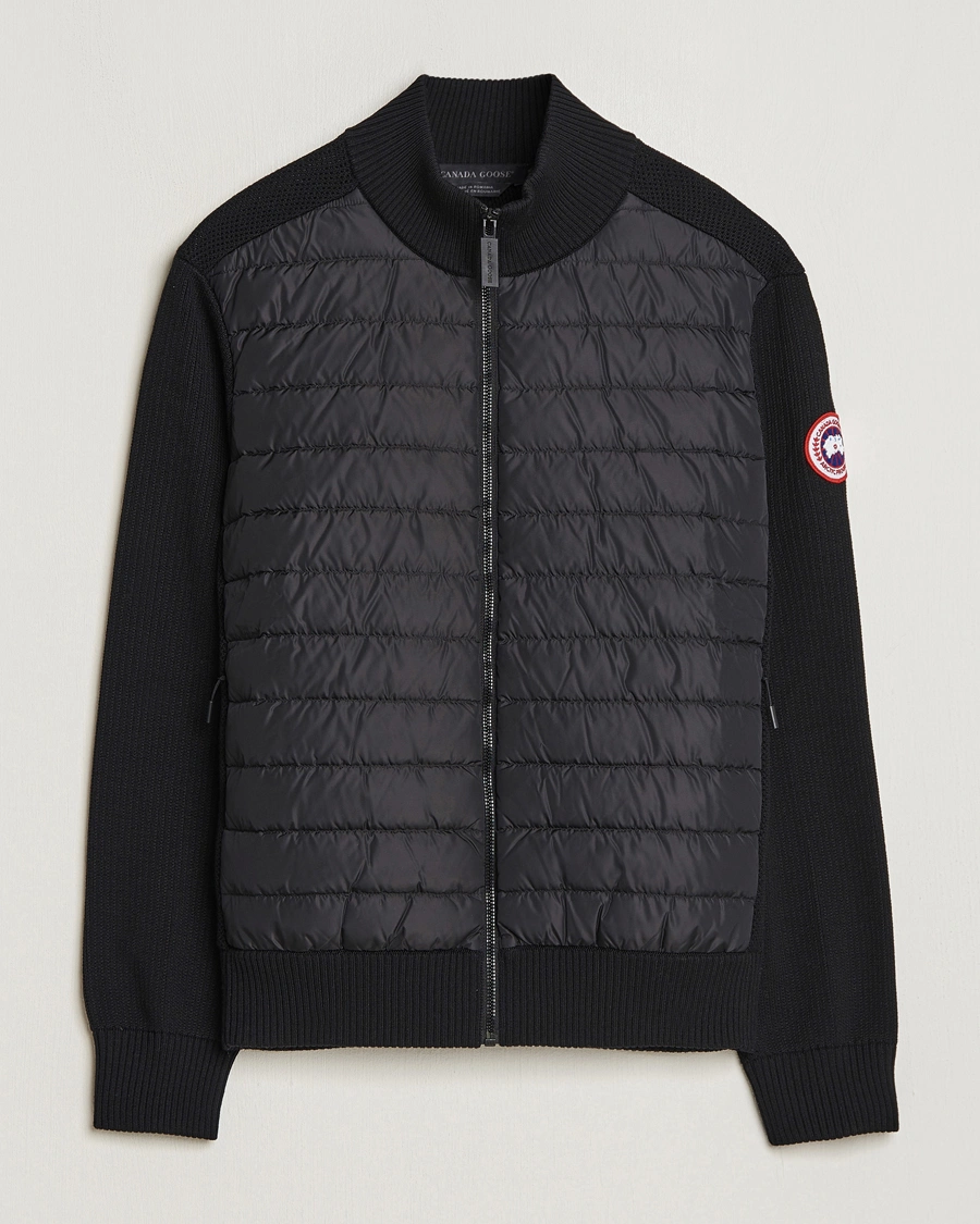 Men | Coats & Jackets | Canada Goose | Hybridge Knit Jacket Black
