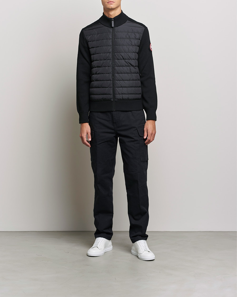 Men | Winter jackets | Canada Goose | Hybridge Knit Jacket Black