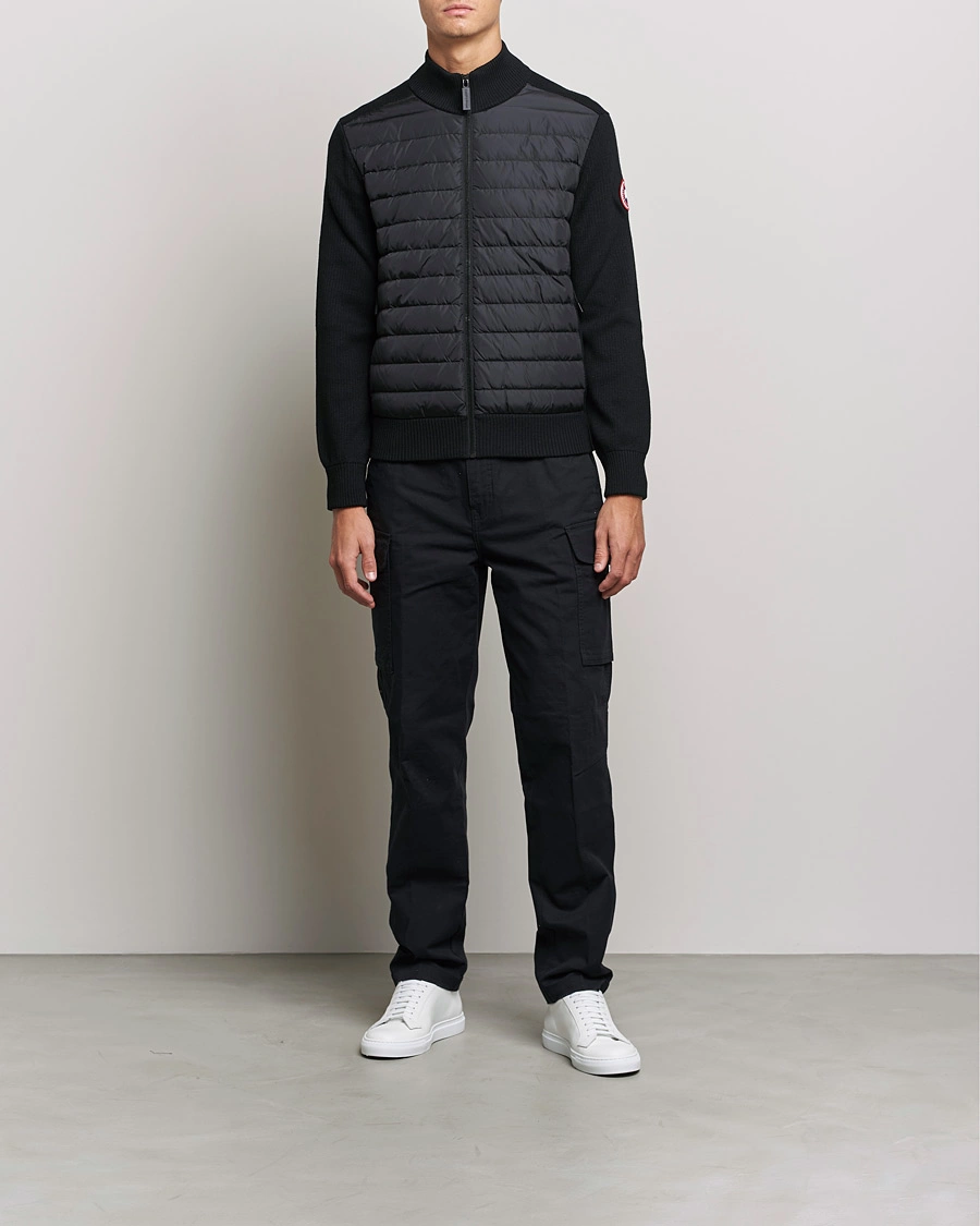Men | Coats & Jackets | Canada Goose | Hybridge Knit Jacket Black