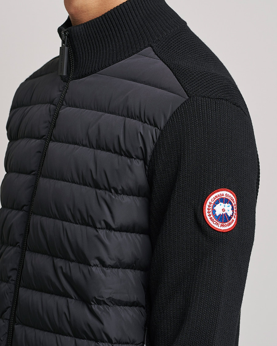 Men | Coats & Jackets | Canada Goose | Hybridge Knit Jacket Black