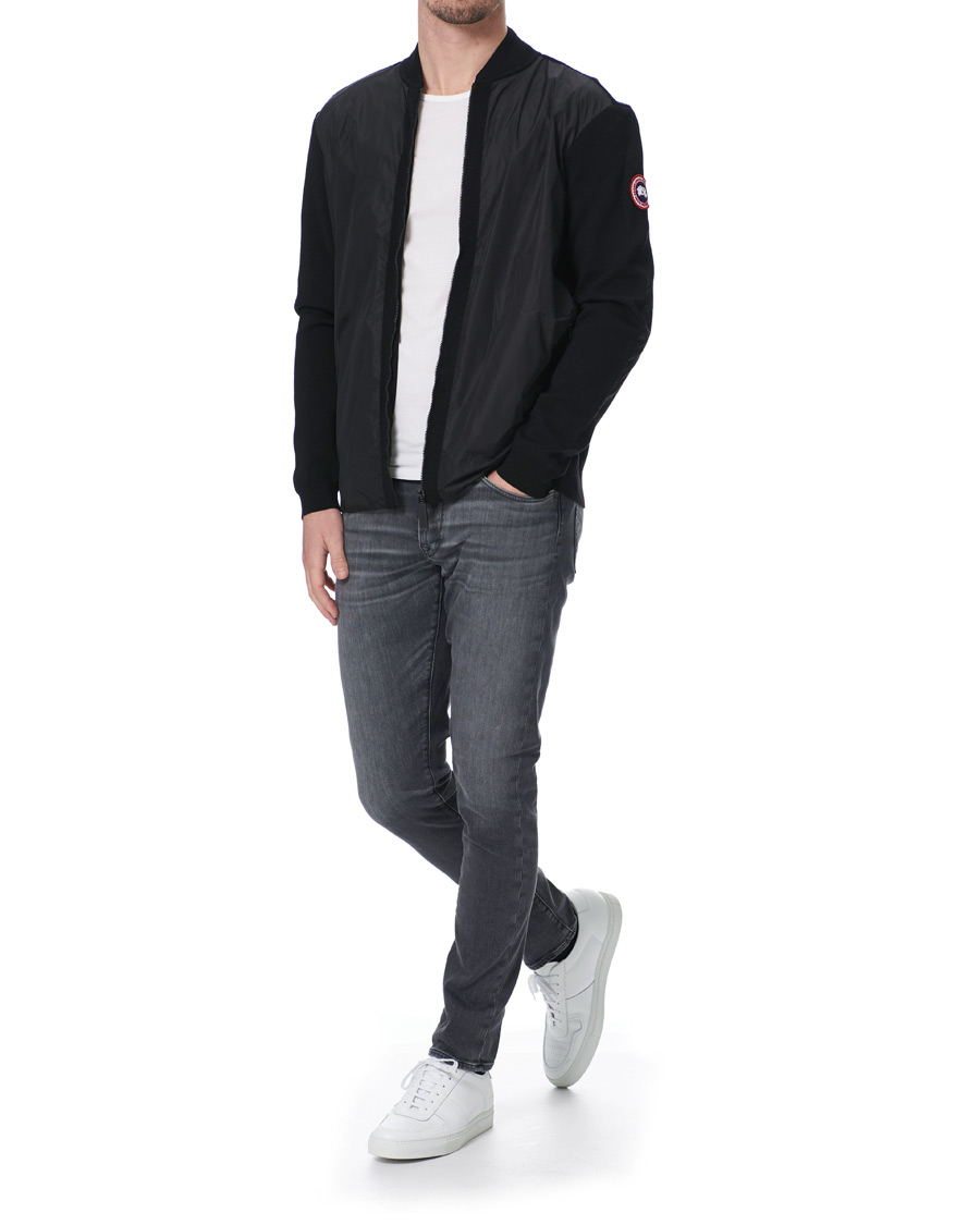 Men | Sweaters & Knitwear | Canada Goose | Windbridge Full Zip Sweater Black