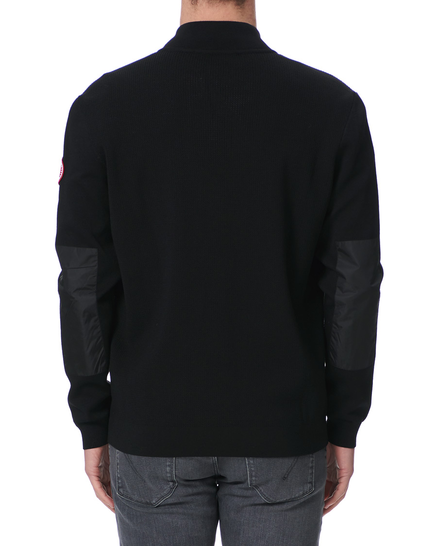 Men | Sweaters & Knitwear | Canada Goose | Windbridge Full Zip Sweater Black