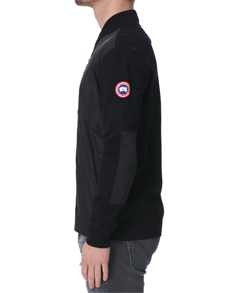 Men | Sweaters & Knitwear | Canada Goose | Windbridge Full Zip Sweater Black