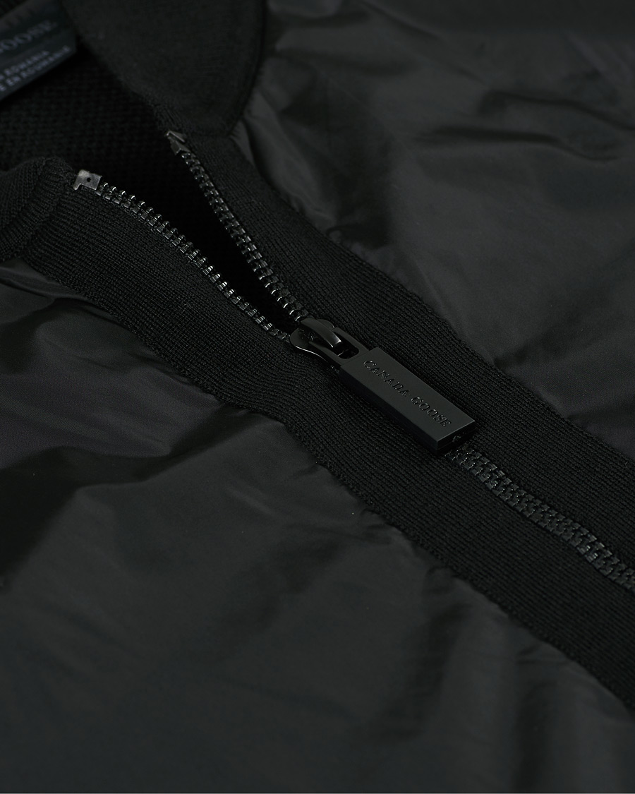 Men | Sweaters & Knitwear | Canada Goose | Windbridge Full Zip Sweater Black