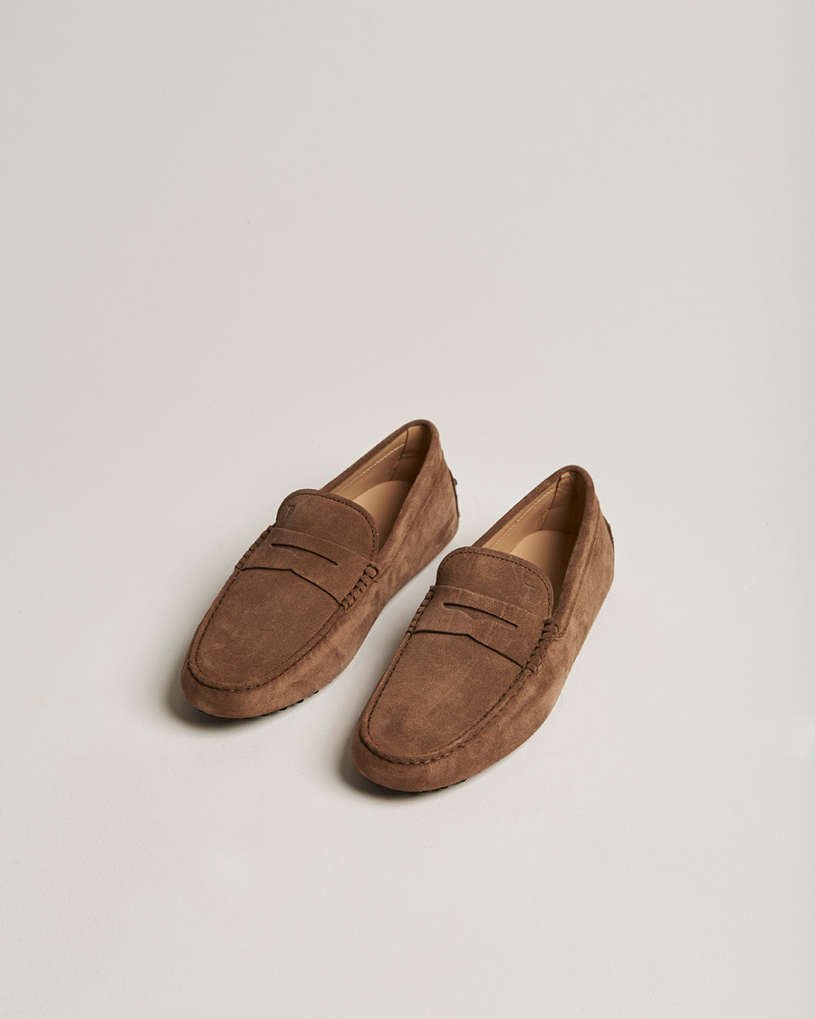 Men | Moccasins | Tod's | Gommino Carshoe Brown Suede
