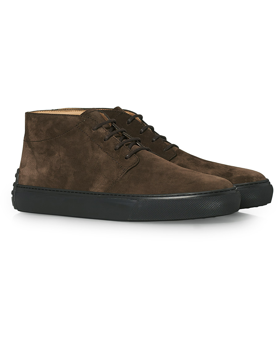 Men | Tod's Casetta Chukka Boots Dark Brown Suede | Tod's | Casetta Chukka Boots Dark Brown Suede