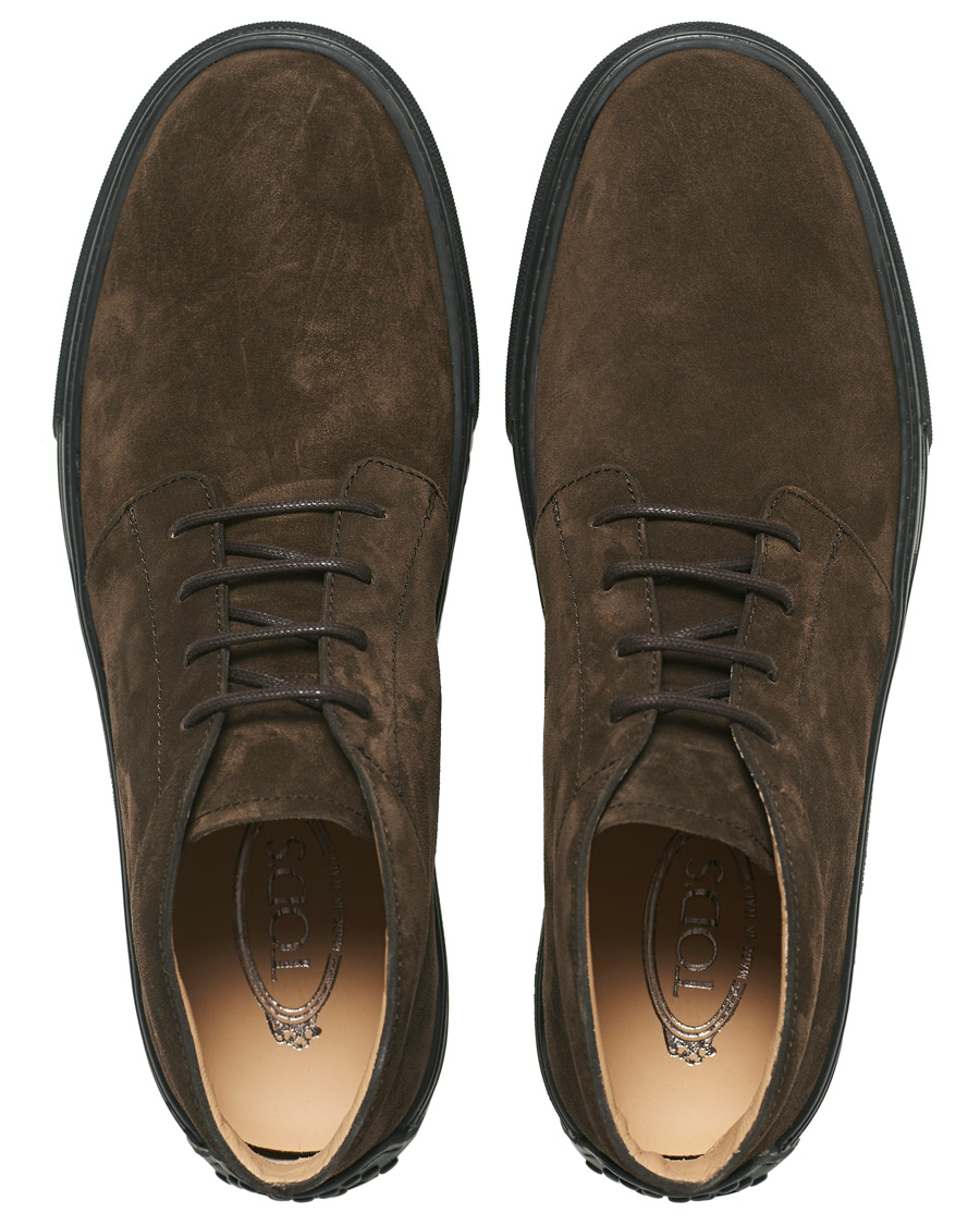 Men | Tod's Casetta Chukka Boots Dark Brown Suede | Tod's | Casetta Chukka Boots Dark Brown Suede