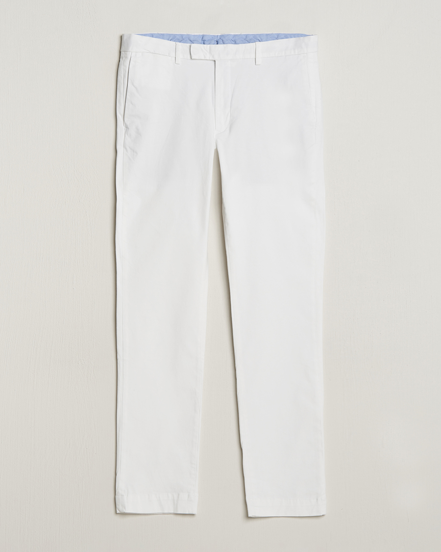 Polo Ralph Lauren Slim Fit Stretch Chinos White at CareOfCarl.com