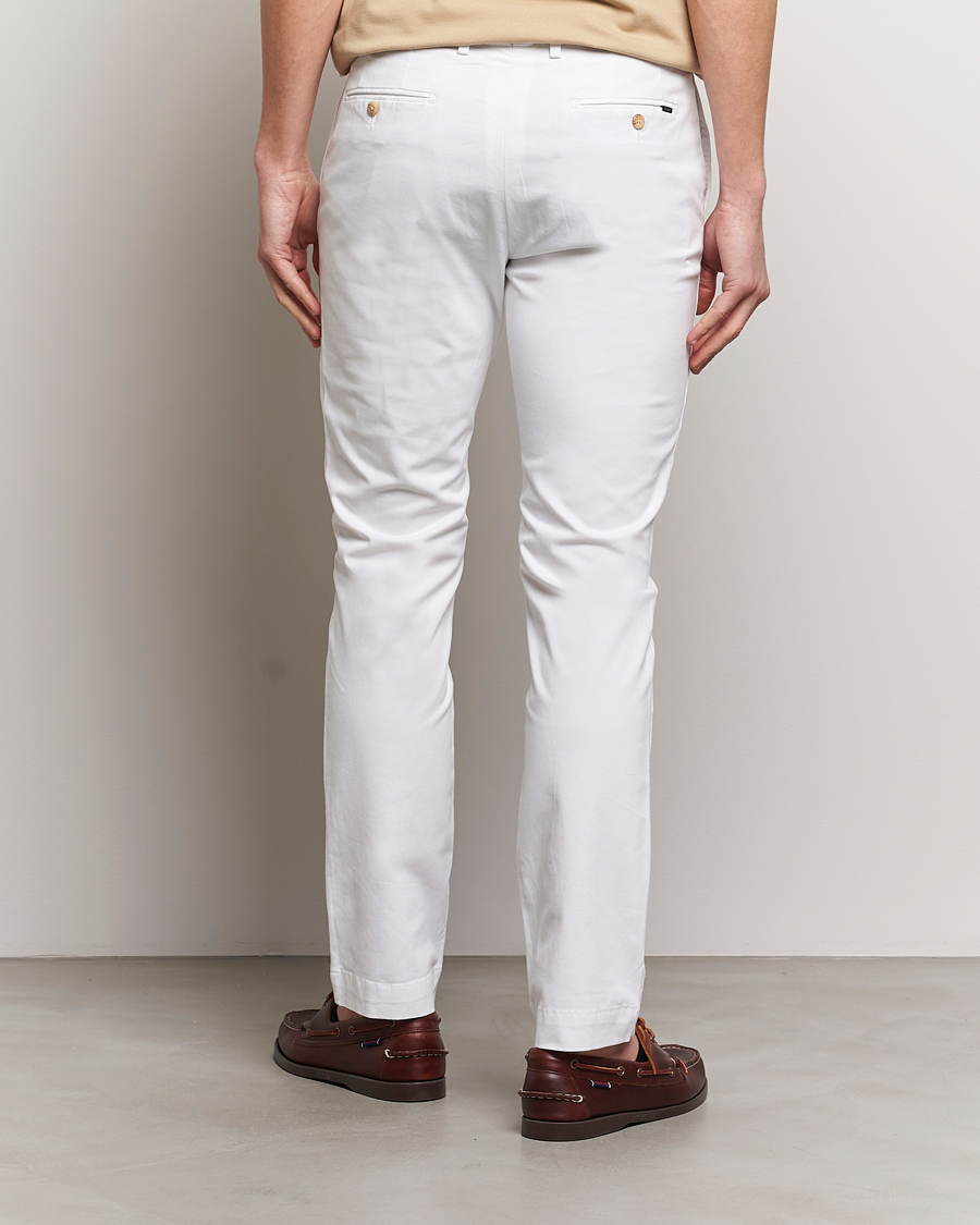 Men | Trousers | Polo Ralph Lauren | Slim Fit Stretch Chinos White