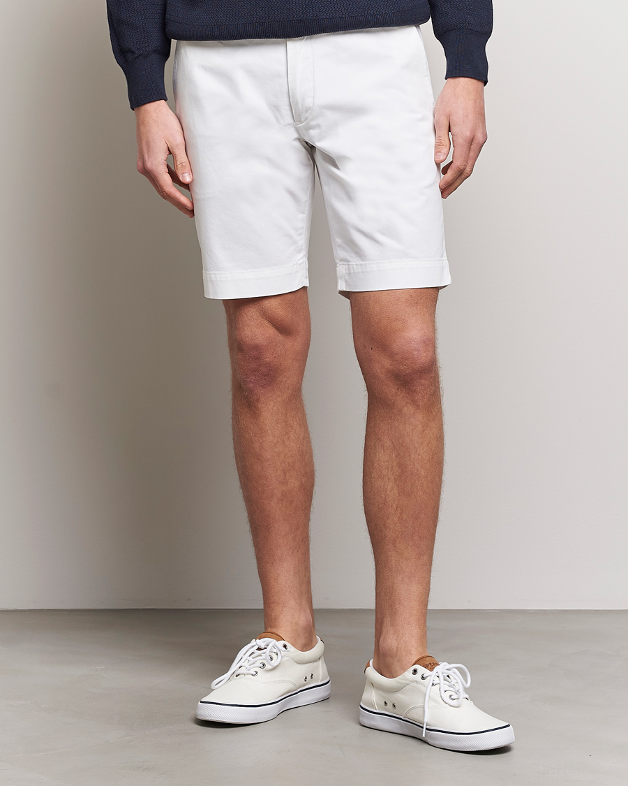 Men | Sale | Polo Ralph Lauren | Tailored Slim Fit Shorts White