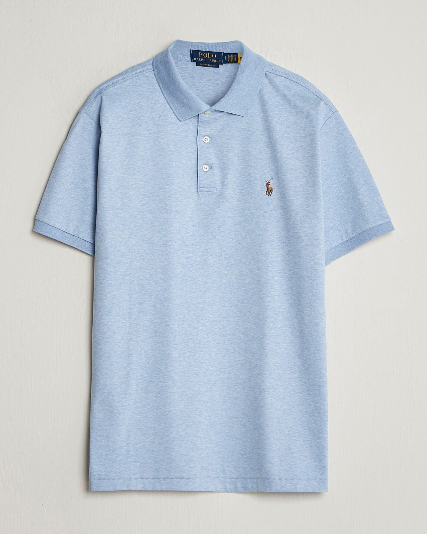 Men | Polo Shirts | Polo Ralph Lauren | Luxury Pima Cotton Polo Jamaica Heather