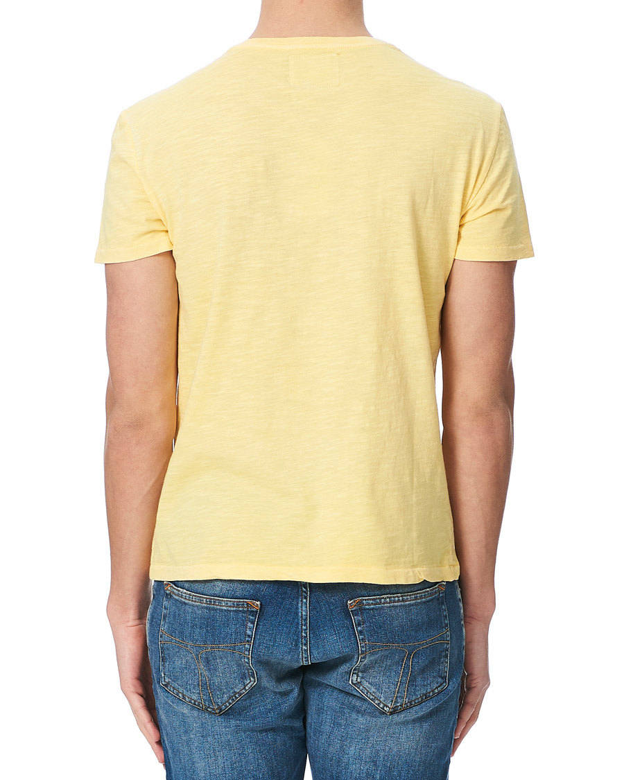 Men | T-Shirts | Polo Ralph Lauren | Washed Crew Neck Pocket Tee Empire Yellow