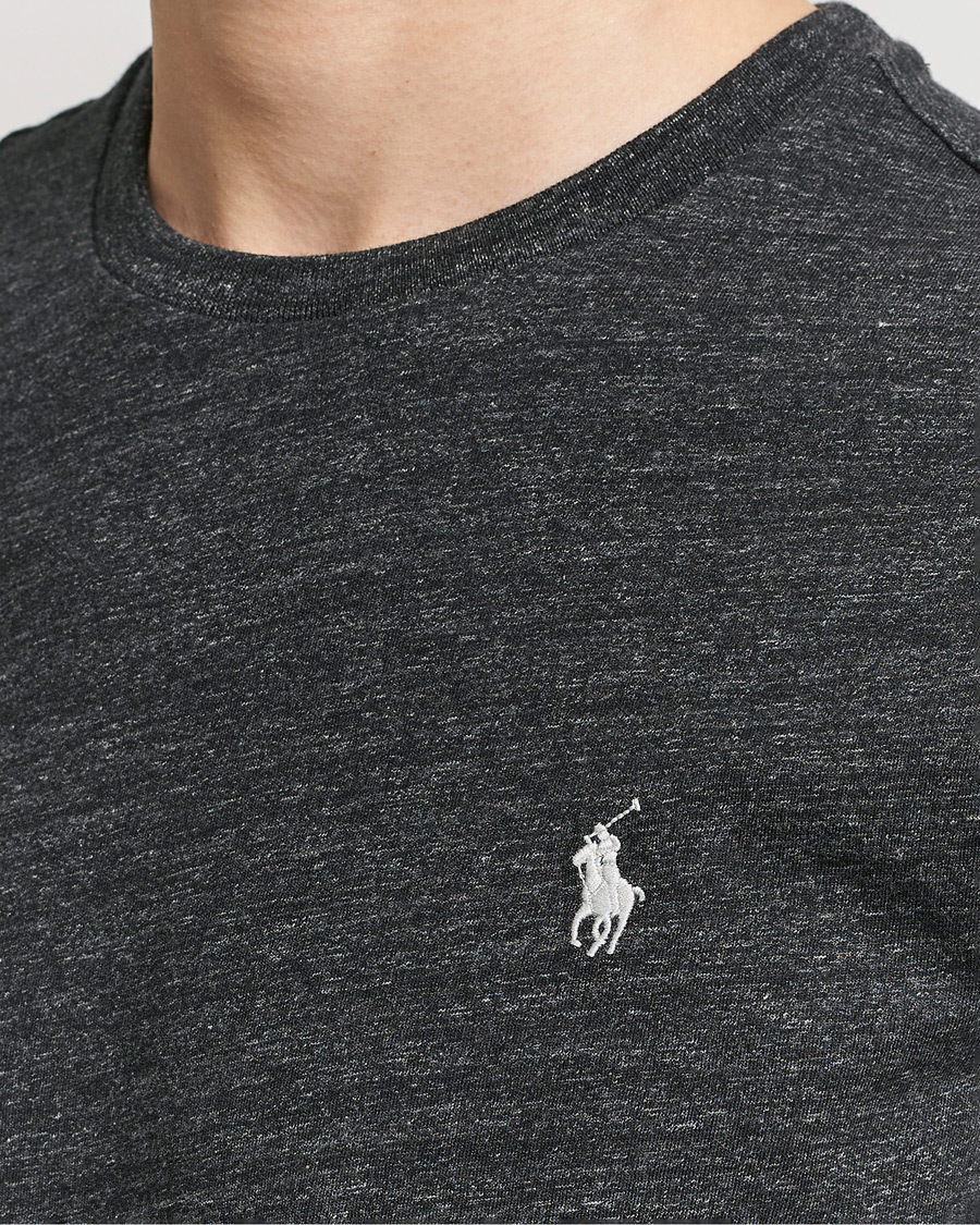 Men | T-Shirts | Polo Ralph Lauren | Crew Neck T-Shirt Black Marl Heather