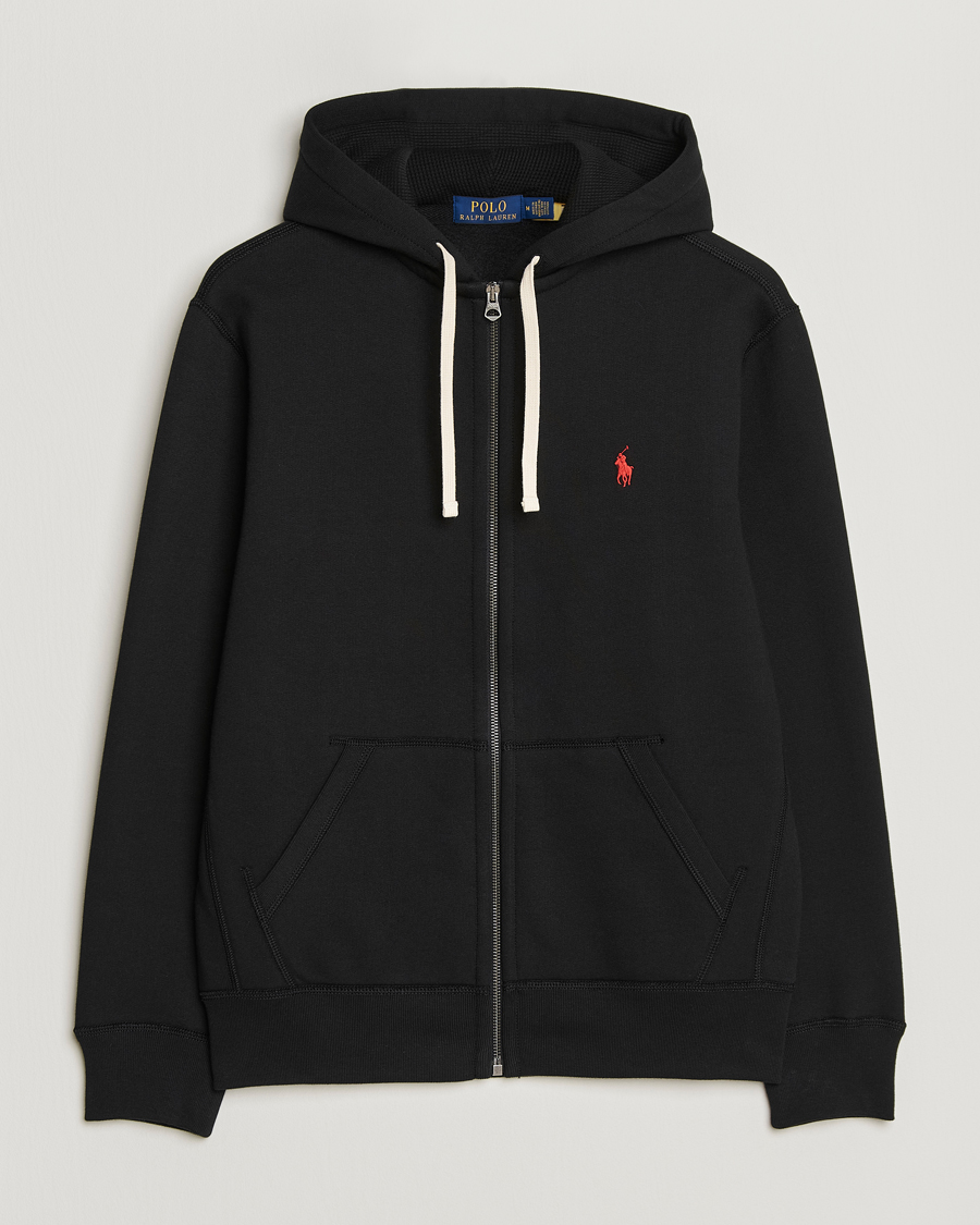 Men | Sweaters & Knitwear | Polo Ralph Lauren | Athletic Fleece Full-Zip Hoodie Polo Black