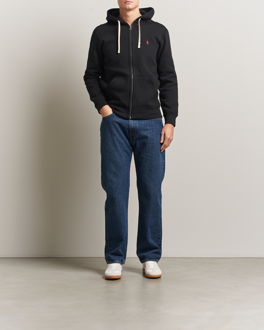 Men | Sweaters & Knitwear | Polo Ralph Lauren | Athletic Fleece Full-Zip Hoodie Polo Black