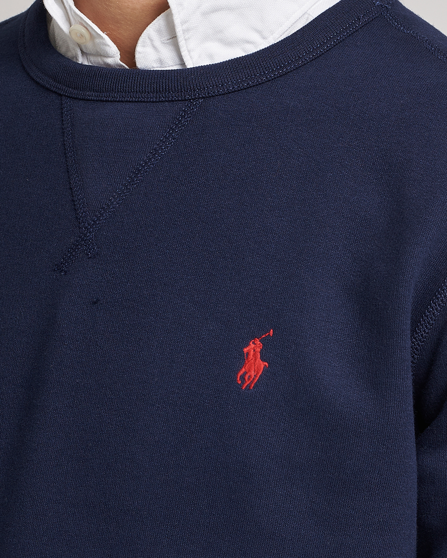Men | Sweaters & Knitwear | Polo Ralph Lauren | Crew Neck Sweatshirt Cruise Navy