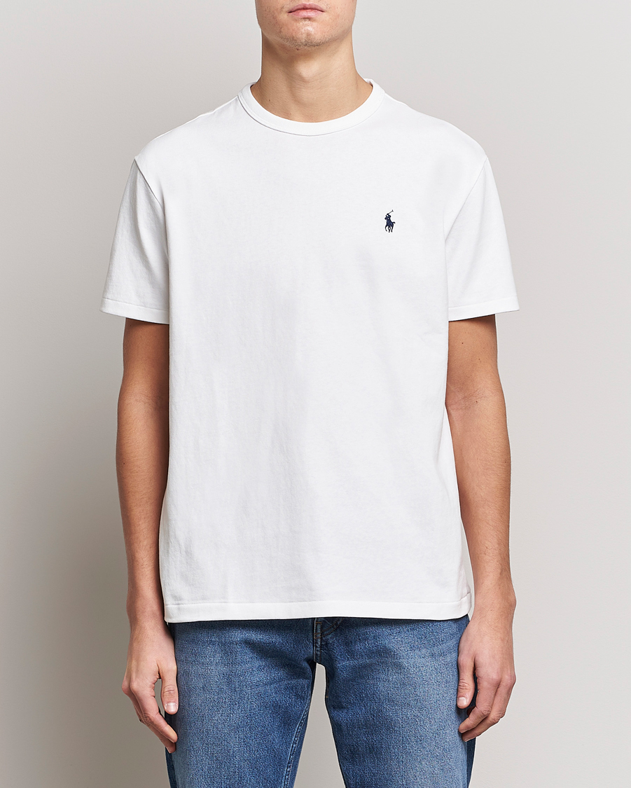 Men | Short Sleeve T-shirts | Polo Ralph Lauren | Heavyweight Crew Neck T-Shirt White