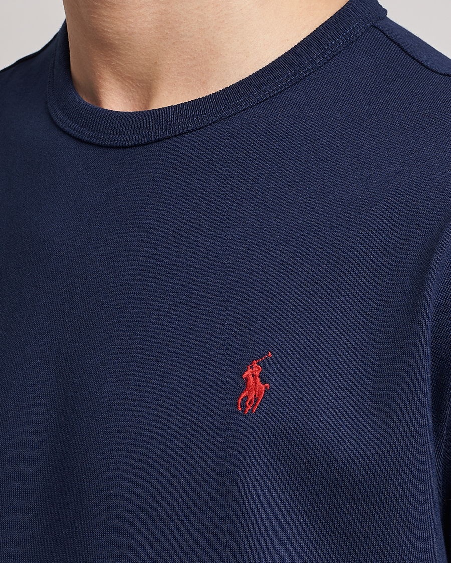Men | T-Shirts | Polo Ralph Lauren | Heavyweight Crew Neck T-Shirt Newport Navy