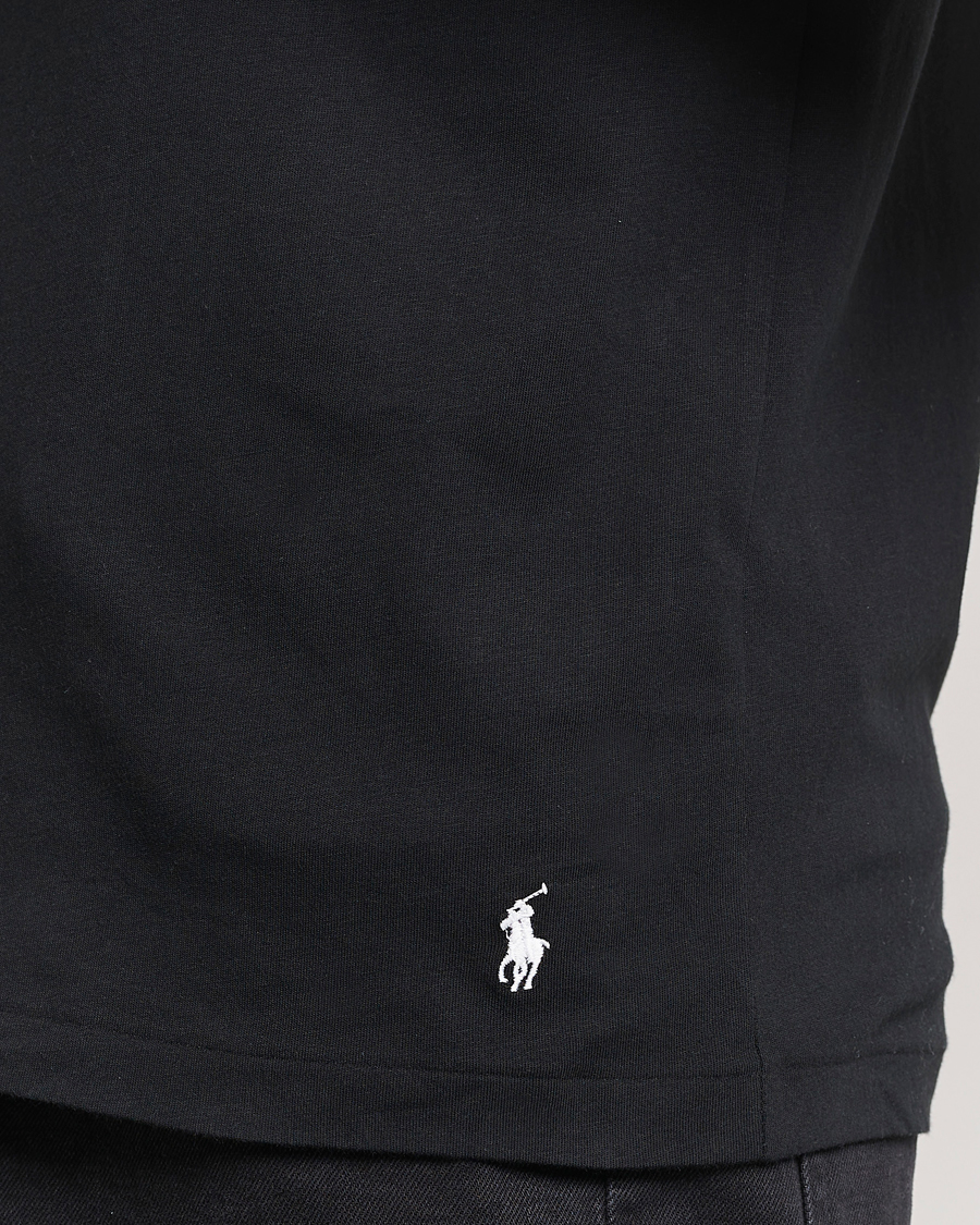 Men | T-Shirts | Polo Ralph Lauren | 3-Pack Crew Neck T-Shirt White/Black/Andover Heather