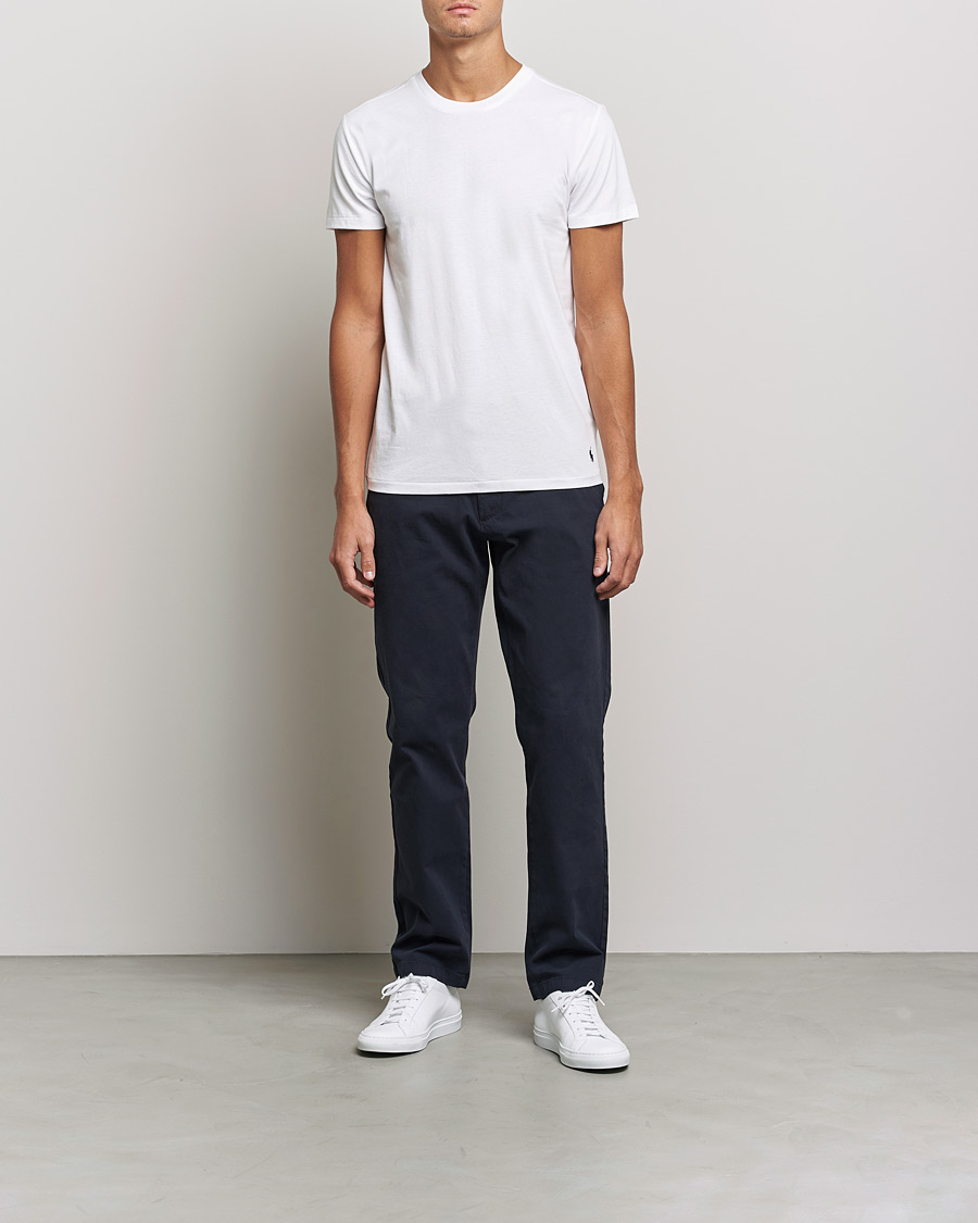 Men | T-Shirts | Polo Ralph Lauren | 3-Pack Crew Neck T-Shirt Navy/Charcoal/White