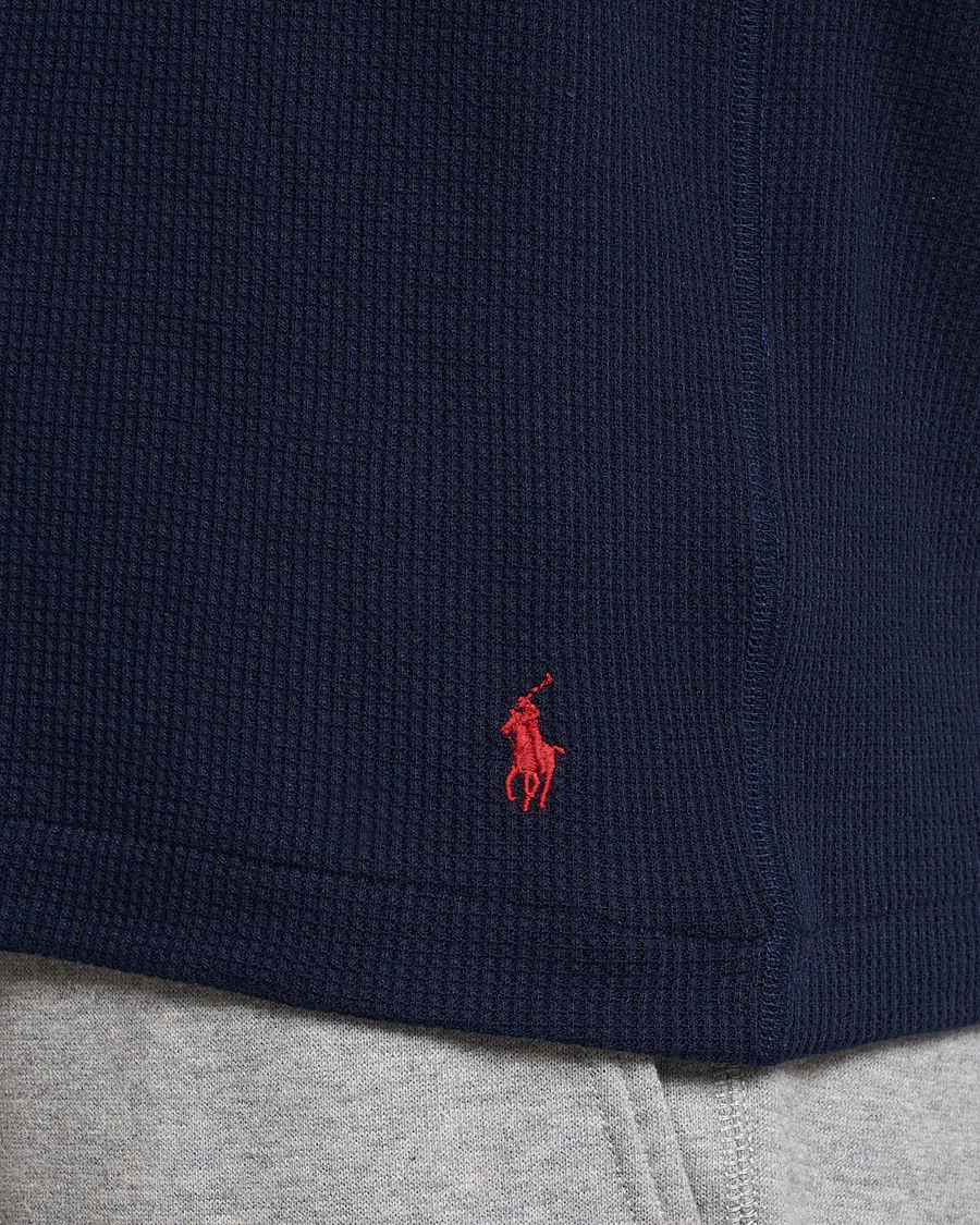 Men | T-Shirts | Polo Ralph Lauren | Waffle Long Sleeve Crew Neck Cruise Navy