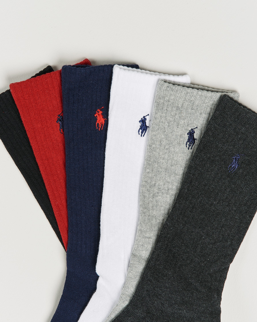 Men | Socks | Polo Ralph Lauren | 6-Pack Cotton Crew Socks Multi