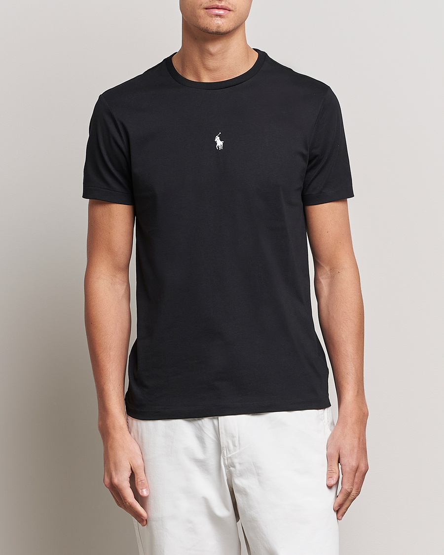 Men | Short Sleeve T-shirts | Polo Ralph Lauren | Chest Crew Neck Tee Black