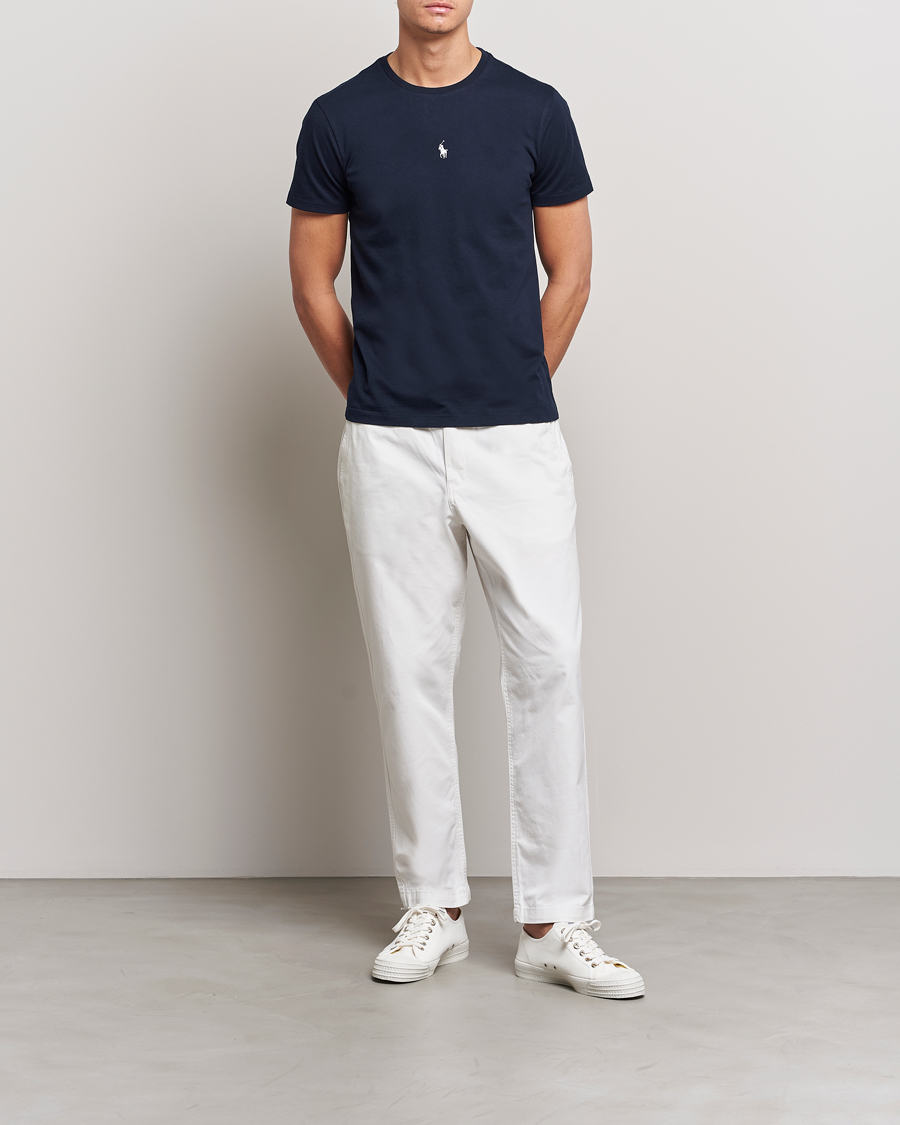Men | T-Shirts | Polo Ralph Lauren | Chest Crew Neck Tee Aviator Navy