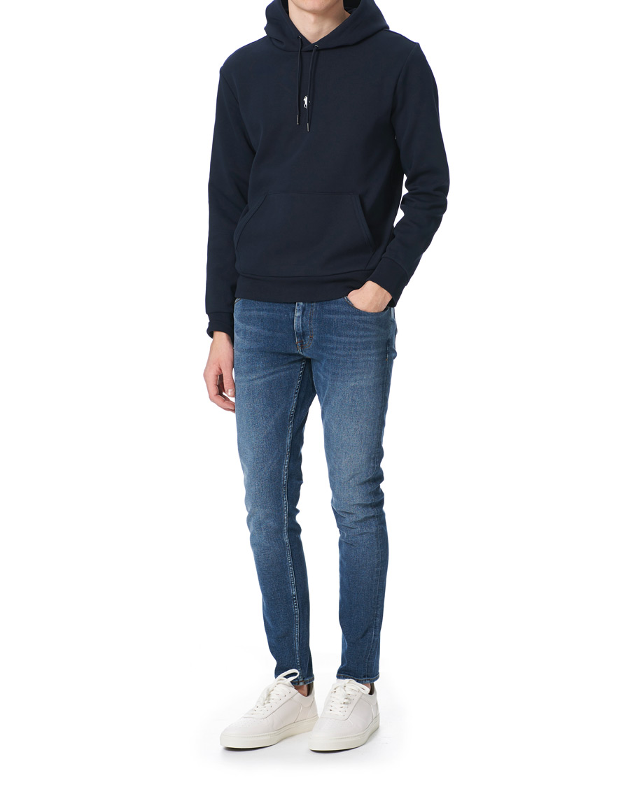 Men | Sweaters & Knitwear | Polo Ralph Lauren | Chest Logo Hoodie Aviator Navy