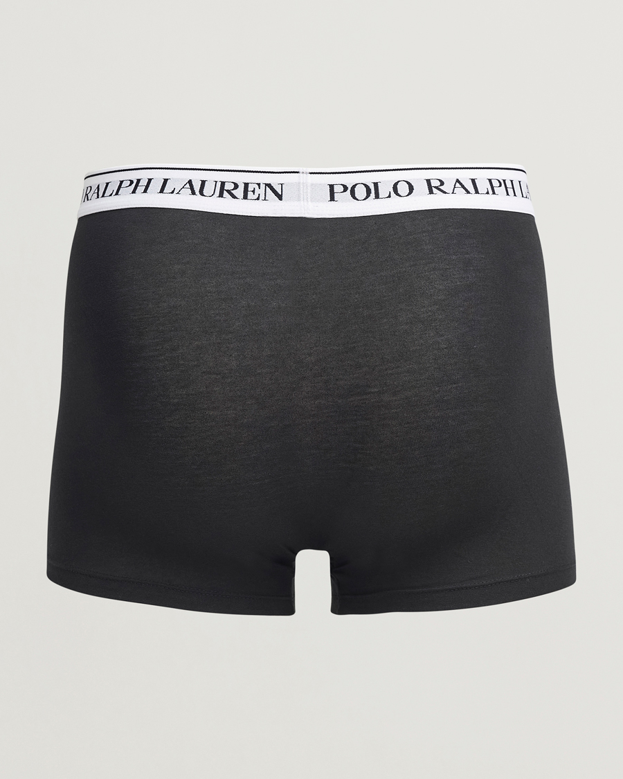 Men | Underwear & Socks | Polo Ralph Lauren | 3-Pack Trunk Black