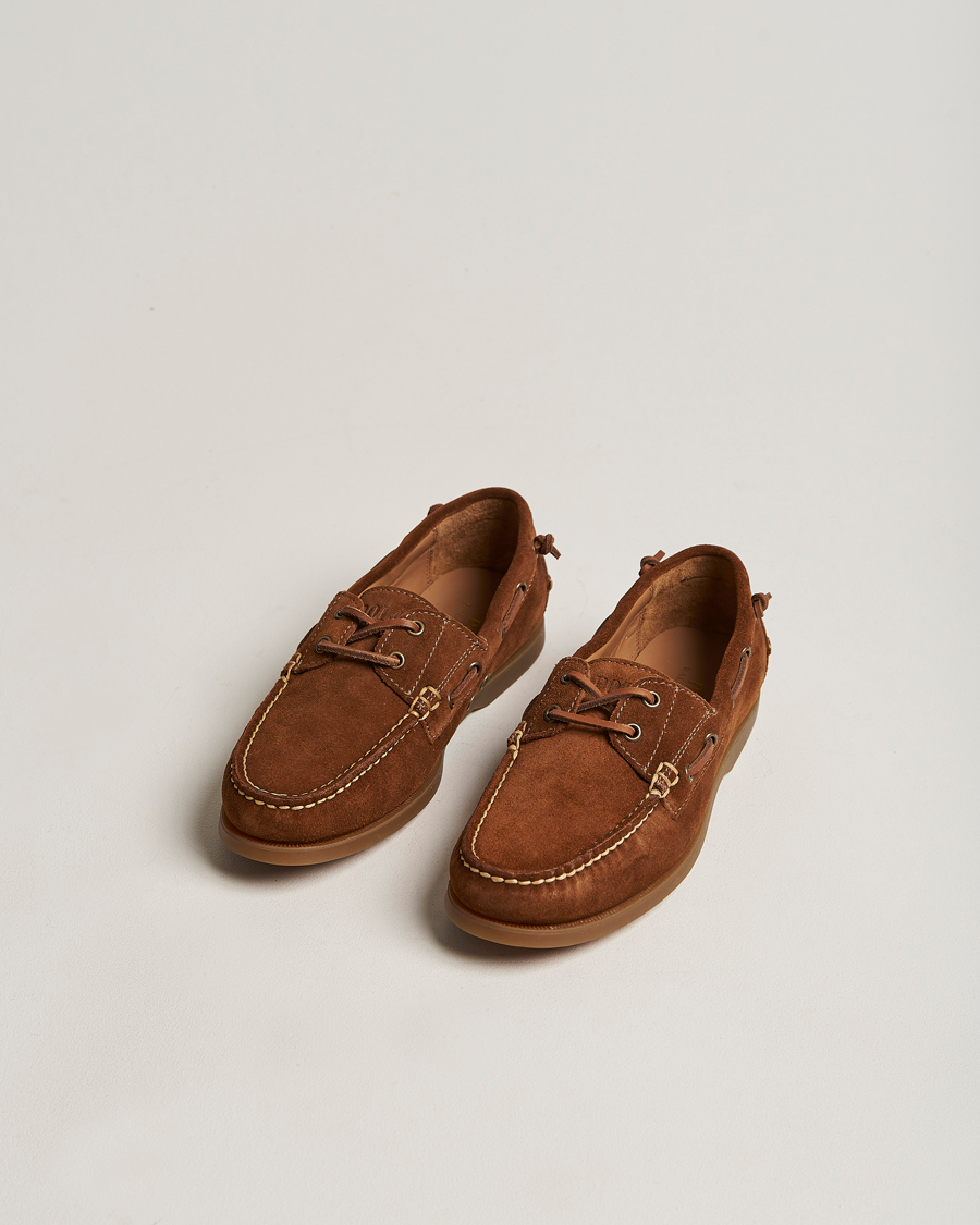 Men | Shoes | Polo Ralph Lauren | Merton Suede Docksides New Pale Russet