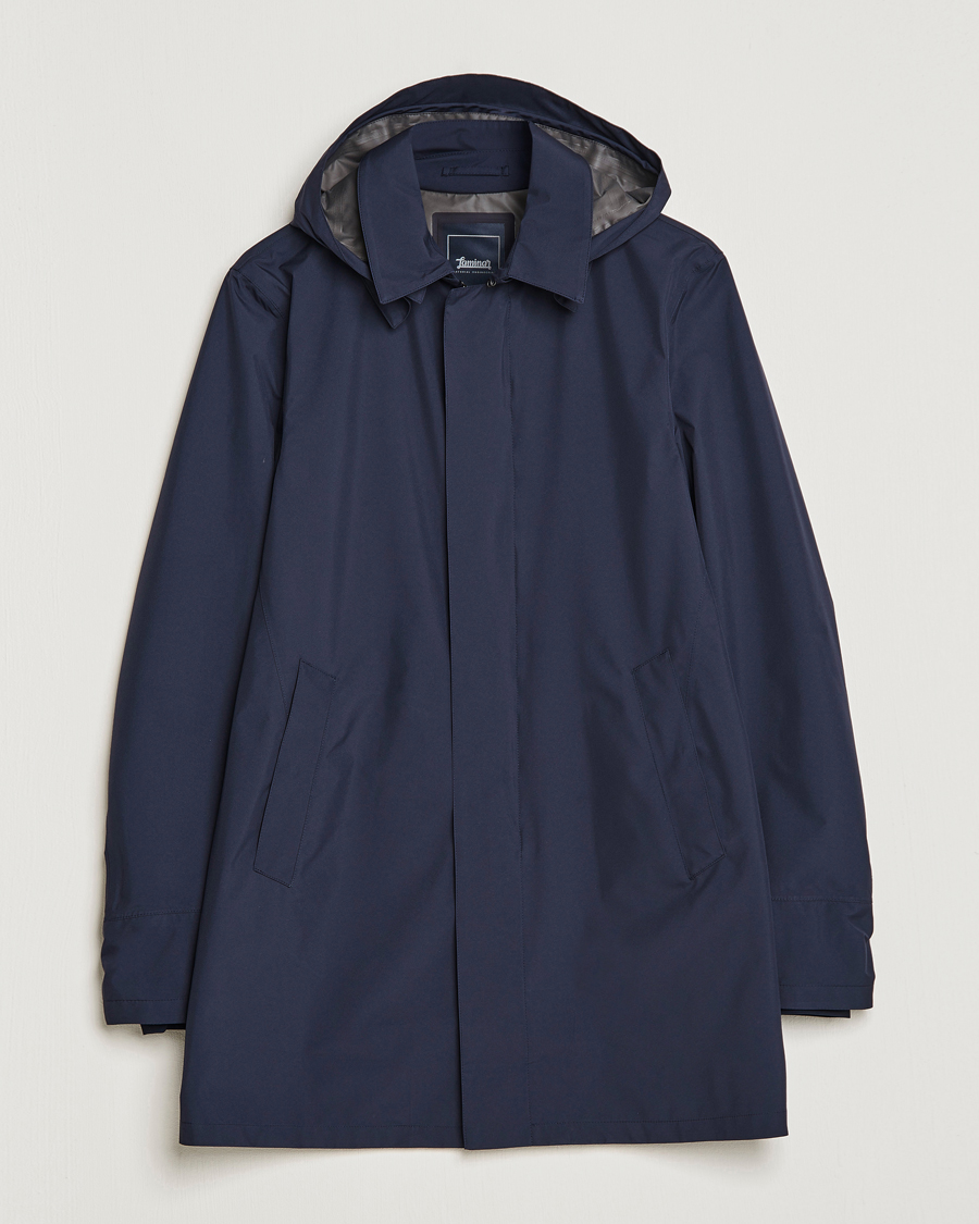 Men | Coats & Jackets | Herno | Laminar Waterproof Coat Navy